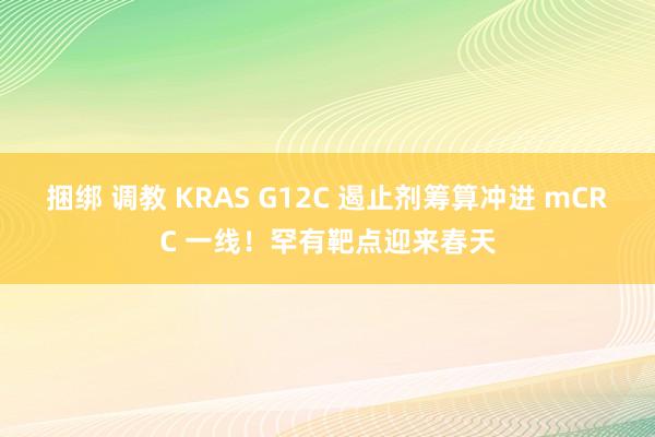 捆绑 调教 KRAS G12C 遏止剂筹算冲进 mCRC 一线！罕有靶点迎来春天
