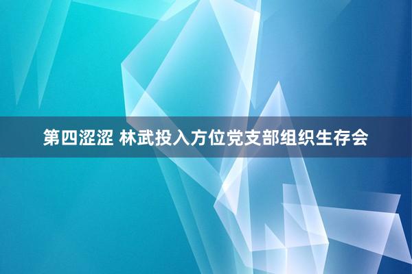 第四涩涩 林武投入方位党支部组织生存会