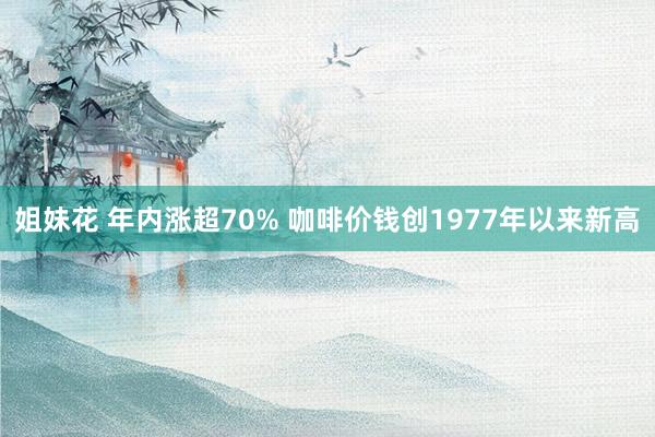 姐妹花 年内涨超70% 咖啡价钱创1977年以来新高
