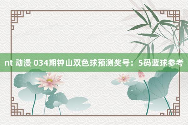 nt 动漫 034期钟山双色球预测奖号：5码蓝球参考